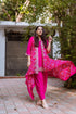 Asymmetrical Short Top,Harrom Pants And Bandhni Jacket